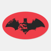 Batman and Gotham Silhouette Bat Logo