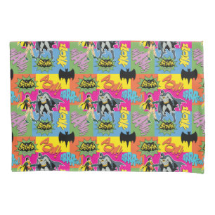 Batman and Robin   Action Handshake Pattern Pillowcase