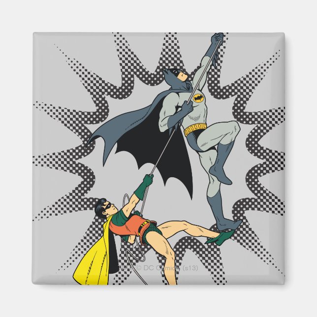 Batman And Robin Climb Magnet (Front)