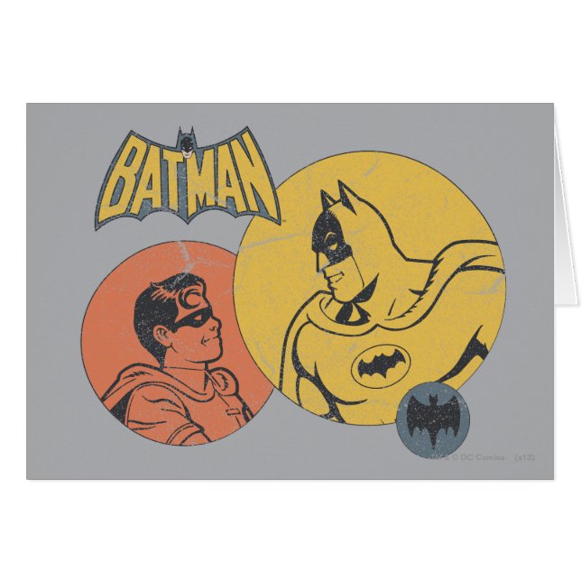 Batman And Robin Graphic - Distressed (Front Horizontal)