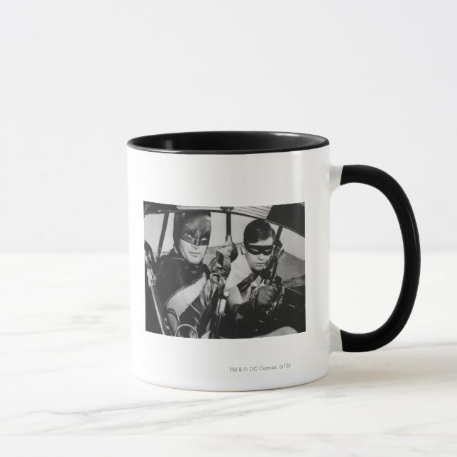 Batman and Robin In Batmobile Mug (Right)