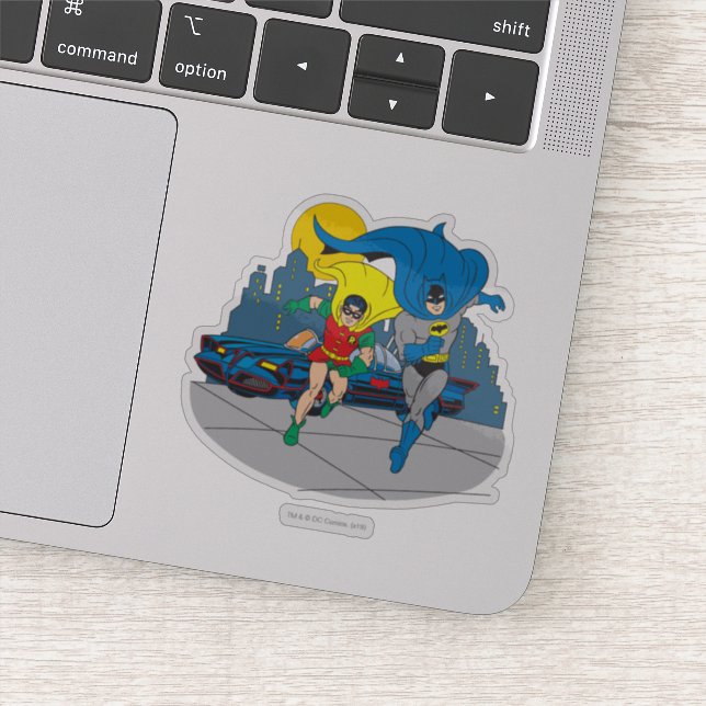 Batman And Robin Running (Detail)