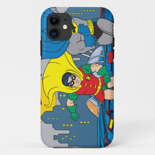 Batman And Robin Running iPhone 11 Case