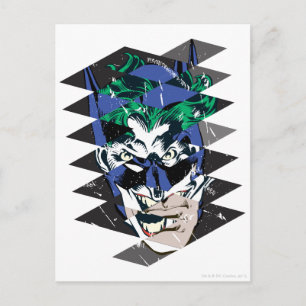 Batman and The Joker Collage Postcard