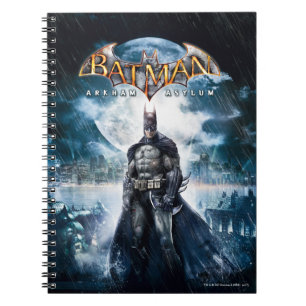 Batman: Arkham Asylum Game Cover Art Notebook