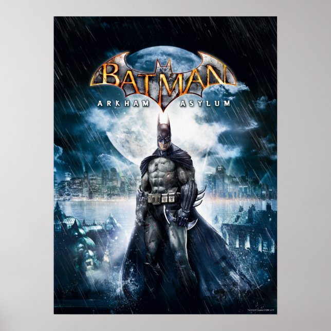 Batman: Arkham Asylum | Game Cover Art Poster (Front)