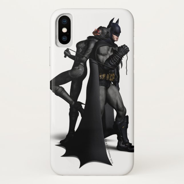 Batman Arkham City | Batman and Catwoman Case-Mate iPhone Case (Back)