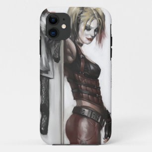 Batman Arkham City   Harley Quinn Illustration iPhone 11 Case