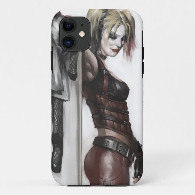 Batman Arkham City | Harley Quinn Illustration Case-Mate iPhone Case (Back)