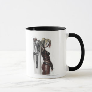 Batman Arkham City   Harley Quinn Illustration Mug
