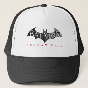 Batman Arkham City Logo Trucker Hat