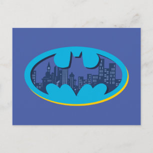 Batman Arkham City Symbol Postcard