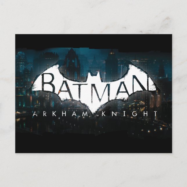 Batman Arkham Knight Gotham Logo Postcard (Front)