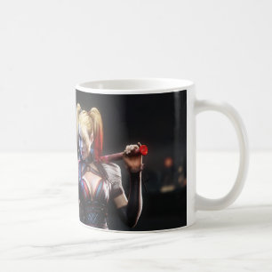 Batman Arkham Knight   Harley Quinn with Bat Coffee Mug