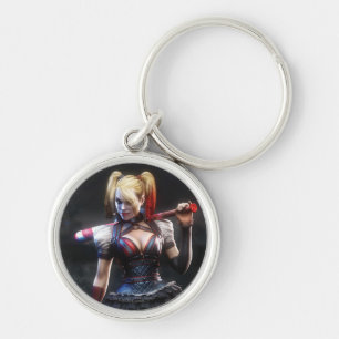 Batman Arkham Knight   Harley Quinn with Bat Key Ring