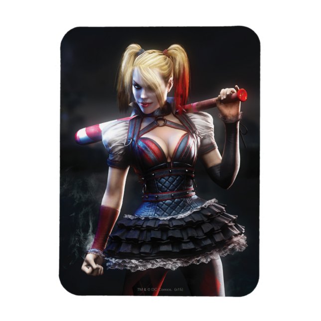 Batman Arkham Knight | Harley Quinn with Bat Magnet (Vertical)