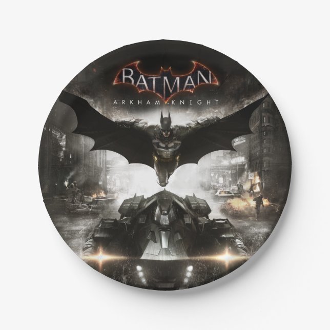 Batman Arkham Knight Key Art Paper Plate (Front)