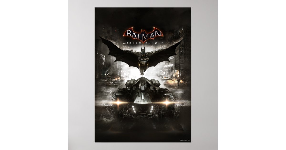 Batman Arkham Knight Key Art Poster | Zazzle