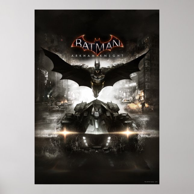 Batman Arkham Knight Key Art Poster | Zazzle