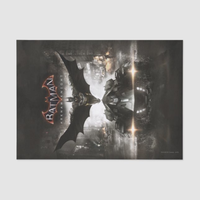 Batman Arkham Knight Key Art Tissue Paper (Front)