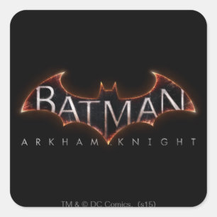 Batman Arkham Knight Logo Square Sticker