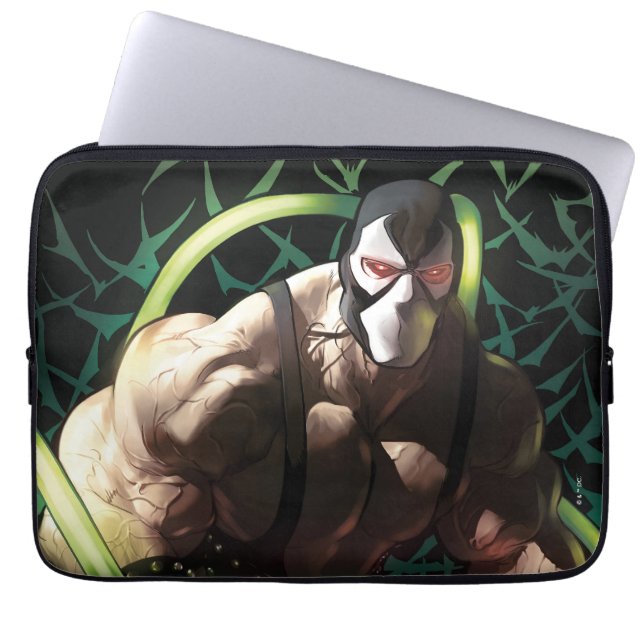 Batman Bane Bat Swarm Illustration Laptop Sleeve (Front)