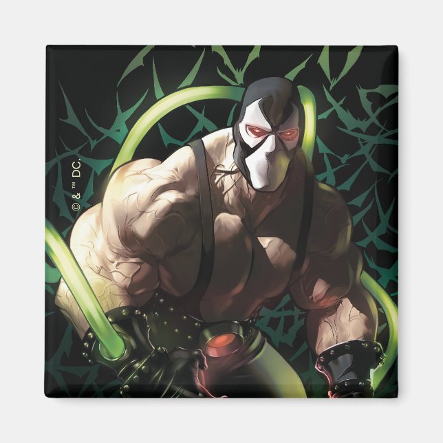 Batman Bane Bat Swarm Illustration Magnet (Front)