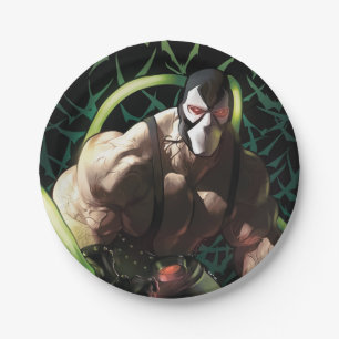Batman Bane Bat Swarm Illustration Paper Plate
