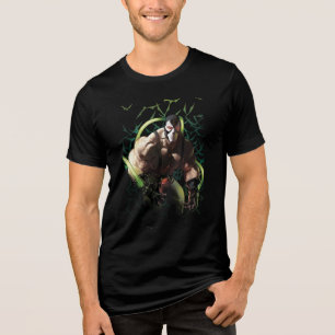 Batman Bane Bat Swarm Illustration Tri-Blend Shirt