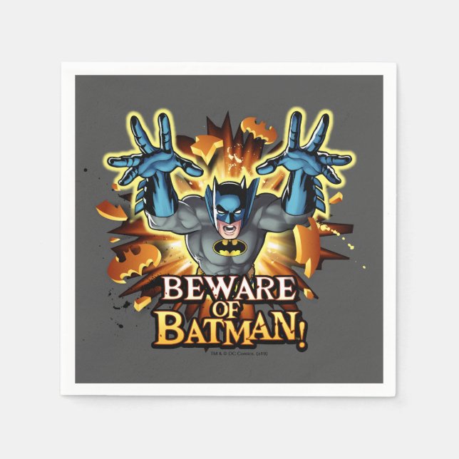 Batman | Beware of Batman Napkin (Front)