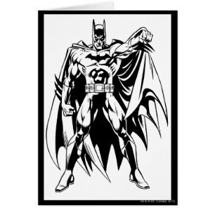 Batman Black and White Front