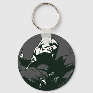 Batman Black & White Graffiti Stencil Key Ring