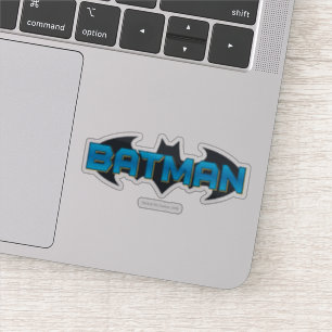 Batman   Blue Name Logo