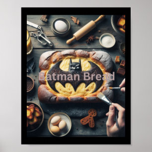 Batman Bread Sticker Poster