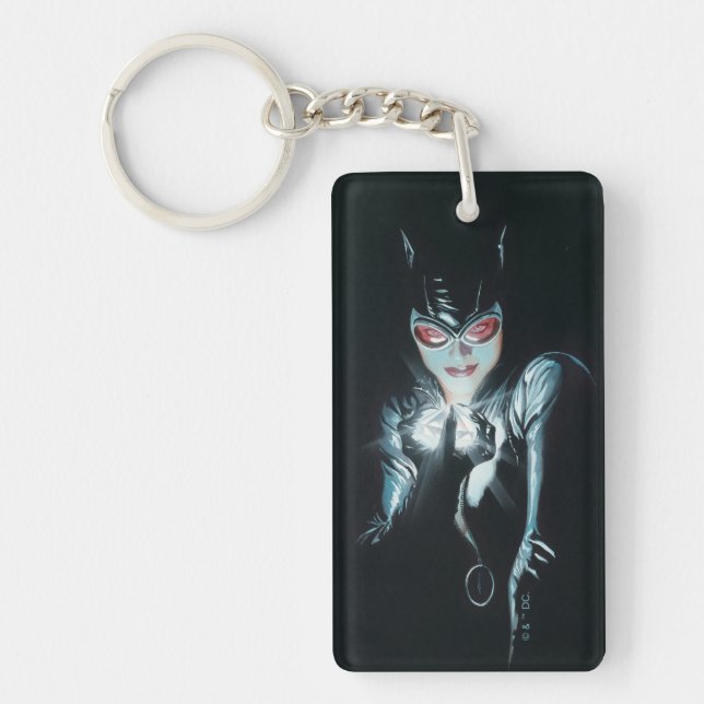 Batman Catwoman Faces of Evil Cover Illustration Key Ring (Front)