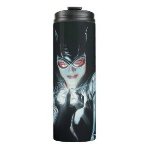 Batman Catwoman Faces of Evil Cover Illustration Thermal Tumbler
