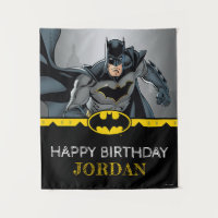 Batman | Chalkboard Happy Birthday