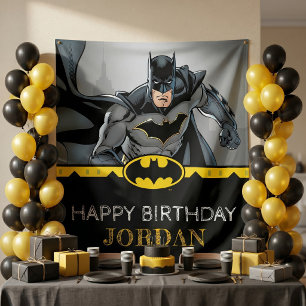 Batman   Chalkboard Happy Birthday Tapestry