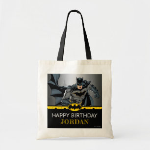 Batman Chalkboard Happy Birthday Tote Bag