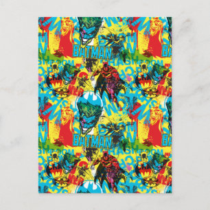 Batman Colour Code Pattern 1 Postcard
