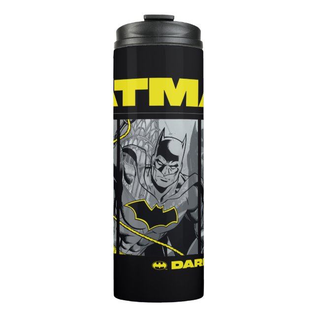 Batman Comic Tri-Panel Graphic Thermal Tumbler (Front)