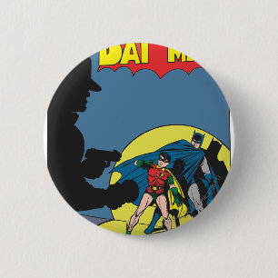 Batman Comic - with Robin 6 Cm Round Badge