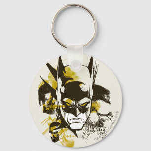 Batman Cowl and Skulls Key Ring