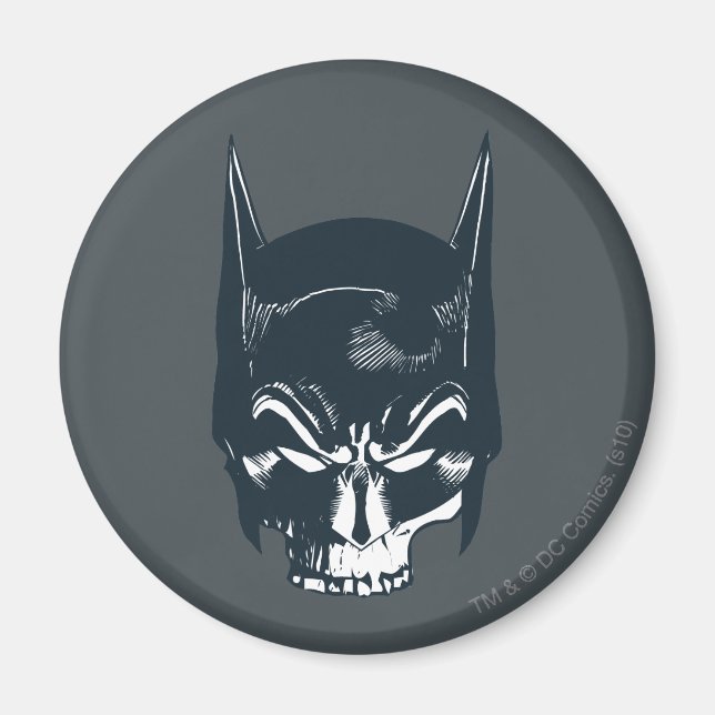 Batman Cowl/Skull Icon Magnet (Front)