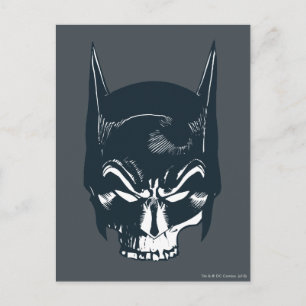 Batman Cowl/Skull Icon Postcard
