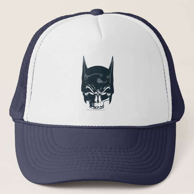 Batman Cowl/Skull Icon Trucker Hat (Front)