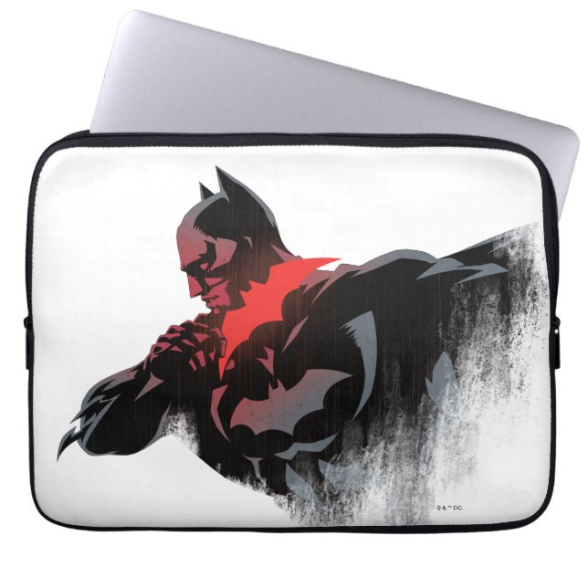 Batman Crimson Batarang Laptop Sleeve (Front)