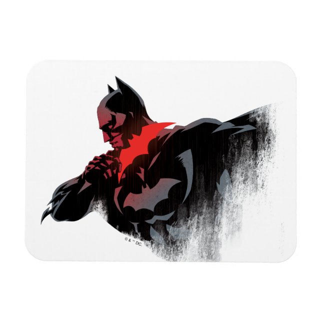 Batman Crimson Batarang Magnet (Horizontal)