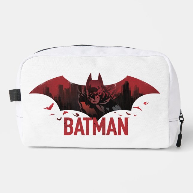 Batman Crimson Gotham Icon Dopp Kit (Front)