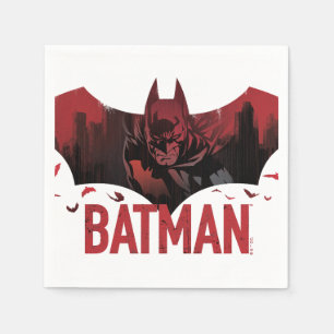 Batman Crimson Gotham Icon Napkin